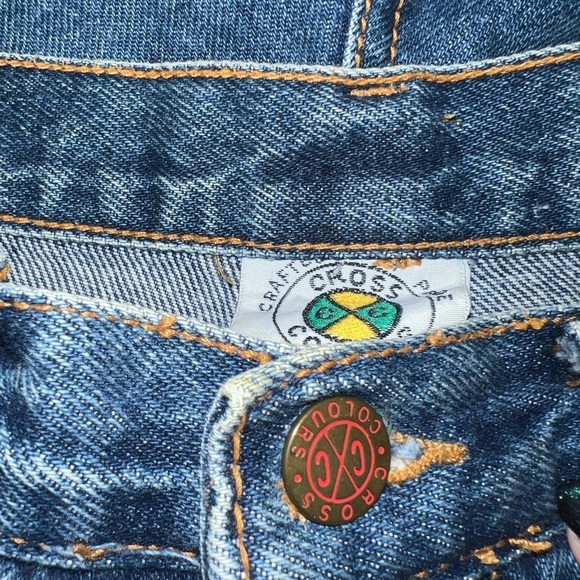 Cross Colours Vintage 90s Cotton Denim Mom Jeans - Picture 8 of 9